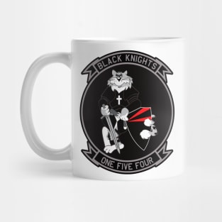 F-14 Tomcat - One Five Four Black Knights - Clean Style Mug